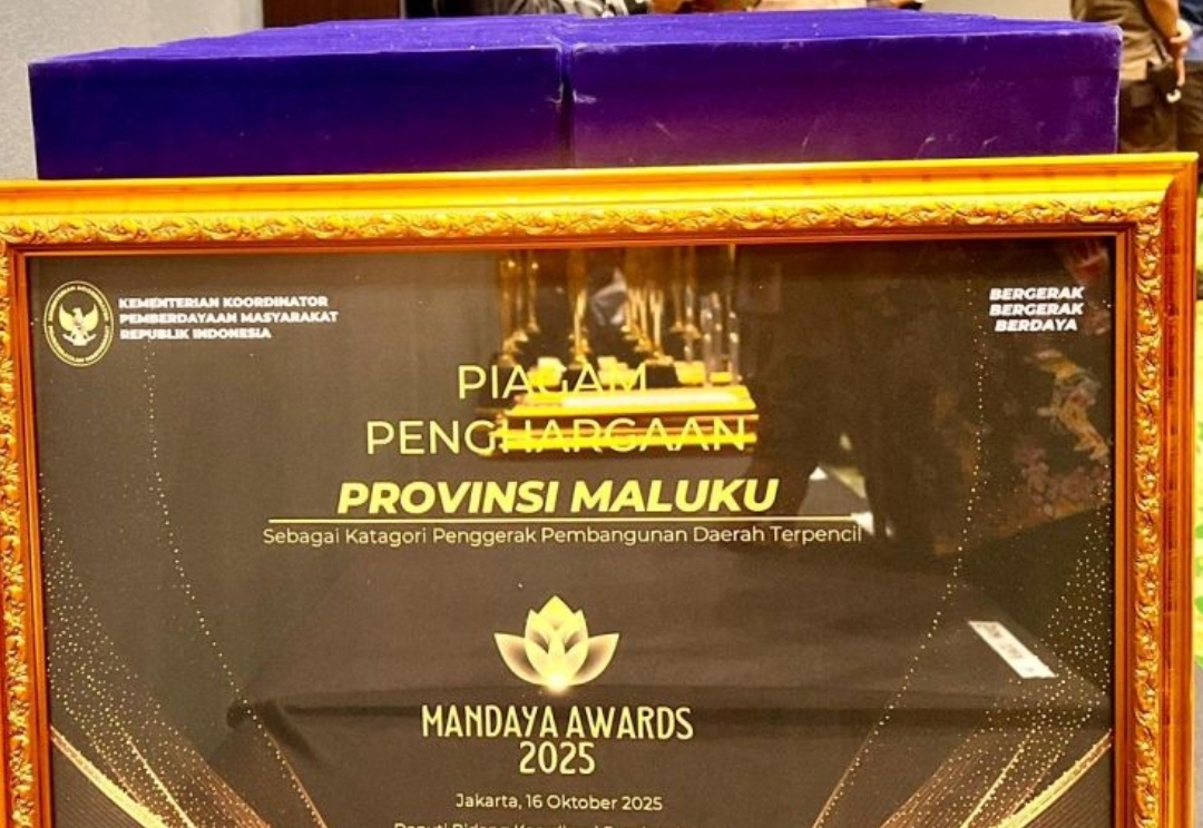 Maluku Raih Peringkat Kedua Penggerak Daerah Terpencil di Mandaya Awards 2025