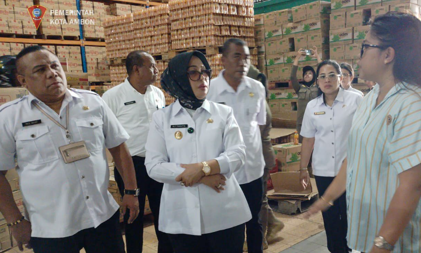Pemkot Ambon Pastikan Stok dan Harga Bahan Pokok Aman Jelang Nataru