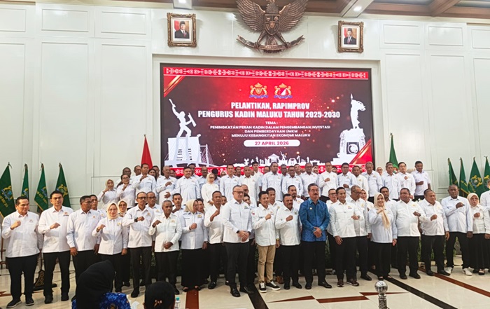 Pengurus KADIN Maluku Resmi Dilantik, Perkuat Sinergi Dunia Usaha Bersama Pemerintah 
