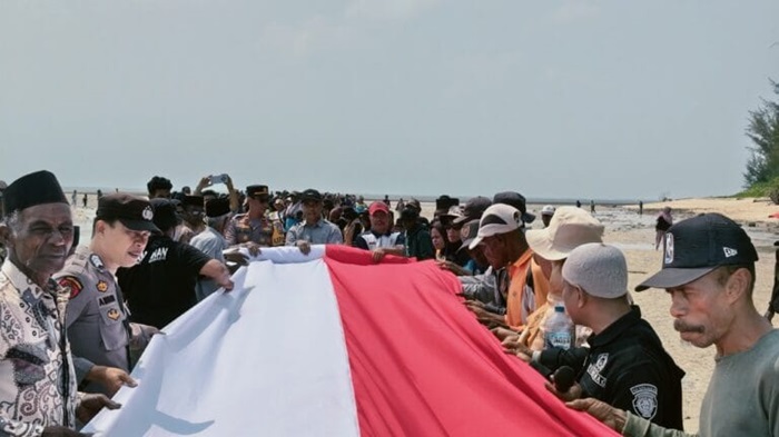 Kemenag Aru Gelar Gebyar Merah Putih di Pulau Jedang