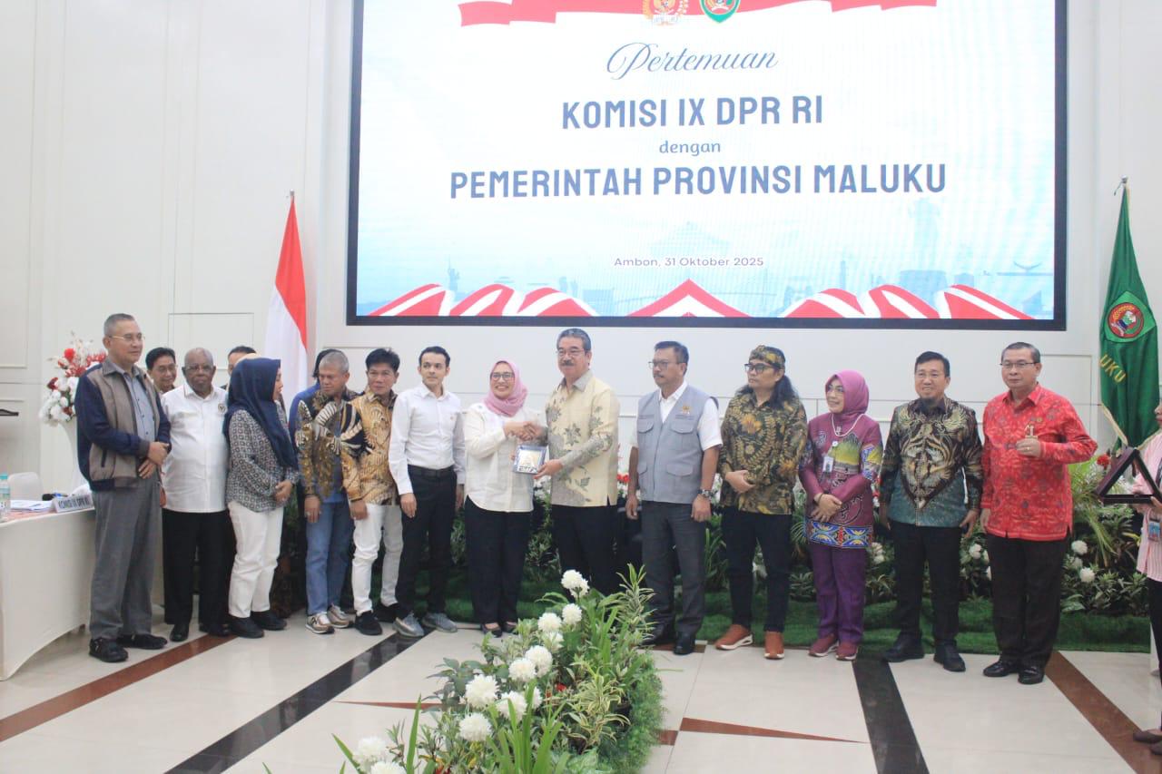 Gubernur Maluku Sambut Kunjungan Kerja Komisi IX DPR RI di Ambon