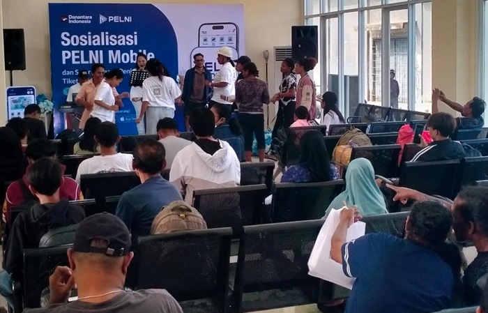 Warga Aru Antusias Ikut Sosialisasi Pelni Mobile