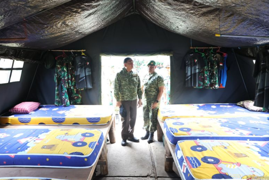 Markas Yonif TP 821/Satria Bupolo di Pulau Buru Siap Digunakan, Menteri Pertahanan Apresiasi Prajurit