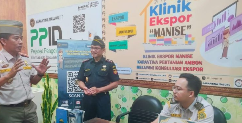 Layanan Karantina Kini Lebih Gesit, BKHIT Maluku Siap Dorong Ekspor Lewat Jalur Cepat