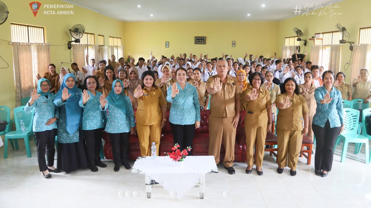 Pemkot dan TP PKK Ambon Dorong Sekolah Aman dan Bebas Kekerasan