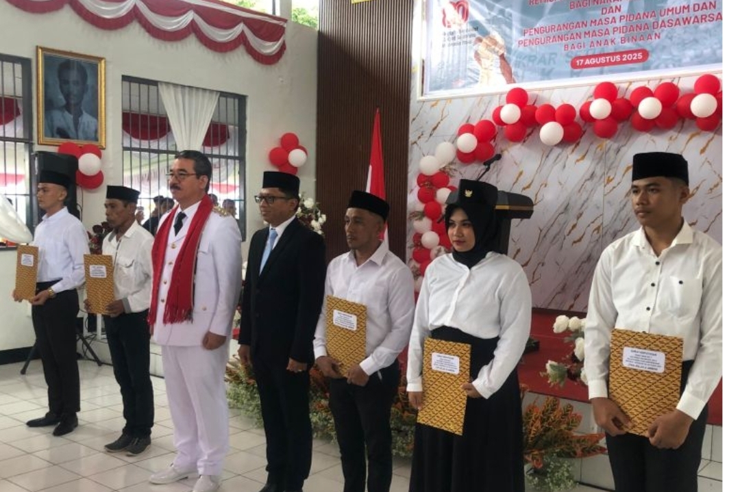 996 Napi Maluku Terima Remisi HUT RI ke-80, Ada yang Langsung Bebas