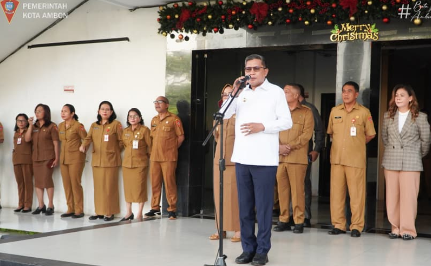 Dampak TKD Dipotong Pusat, Pemkot Ambon Siapkan Skema WFH Massal Pegawai di Tahun 2026!