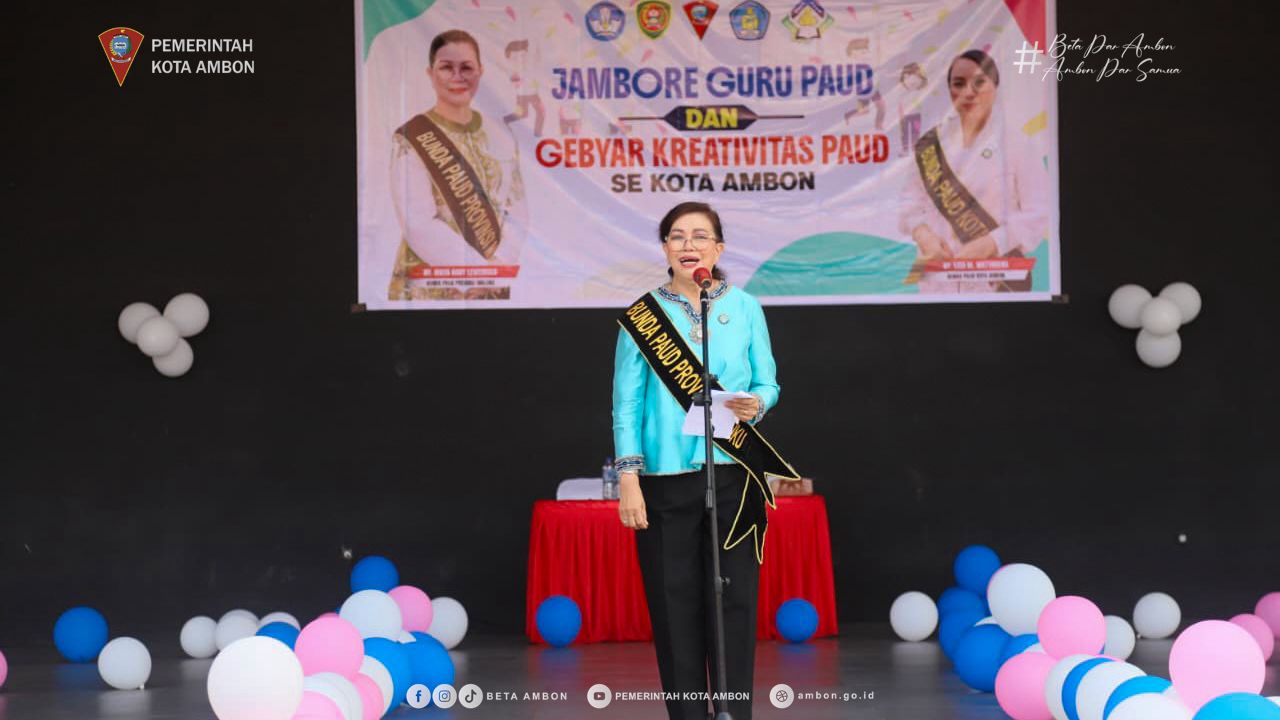 Bunda PAUD Maluku Buka Jambore Guru dan Gebyar Kreativitas PAUD se-Kota Ambon