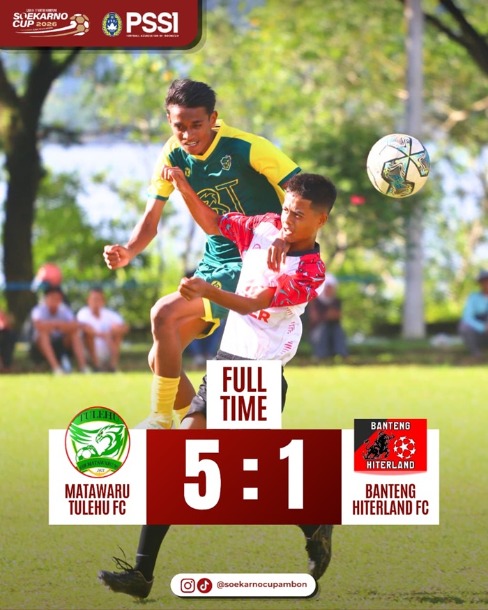 Taklukkan Banteng Hinterland, Matawaru Tulehu Raih Juara 3 Soekarno Cup U-17 Ambon