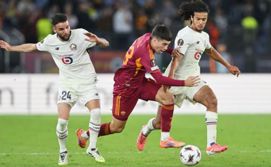 Verdonk Main, Lille Bungkam AS Roma 1-0 di Liga Europa