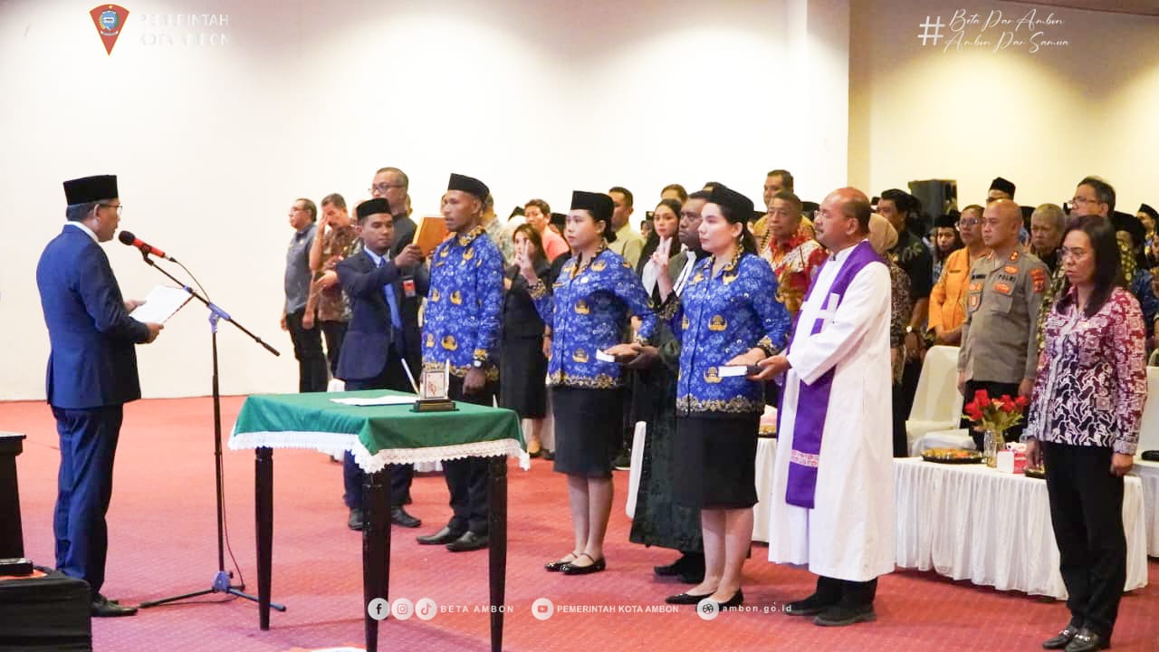 Wali Kota Ambon Lantik 759 PPPK Tahap II