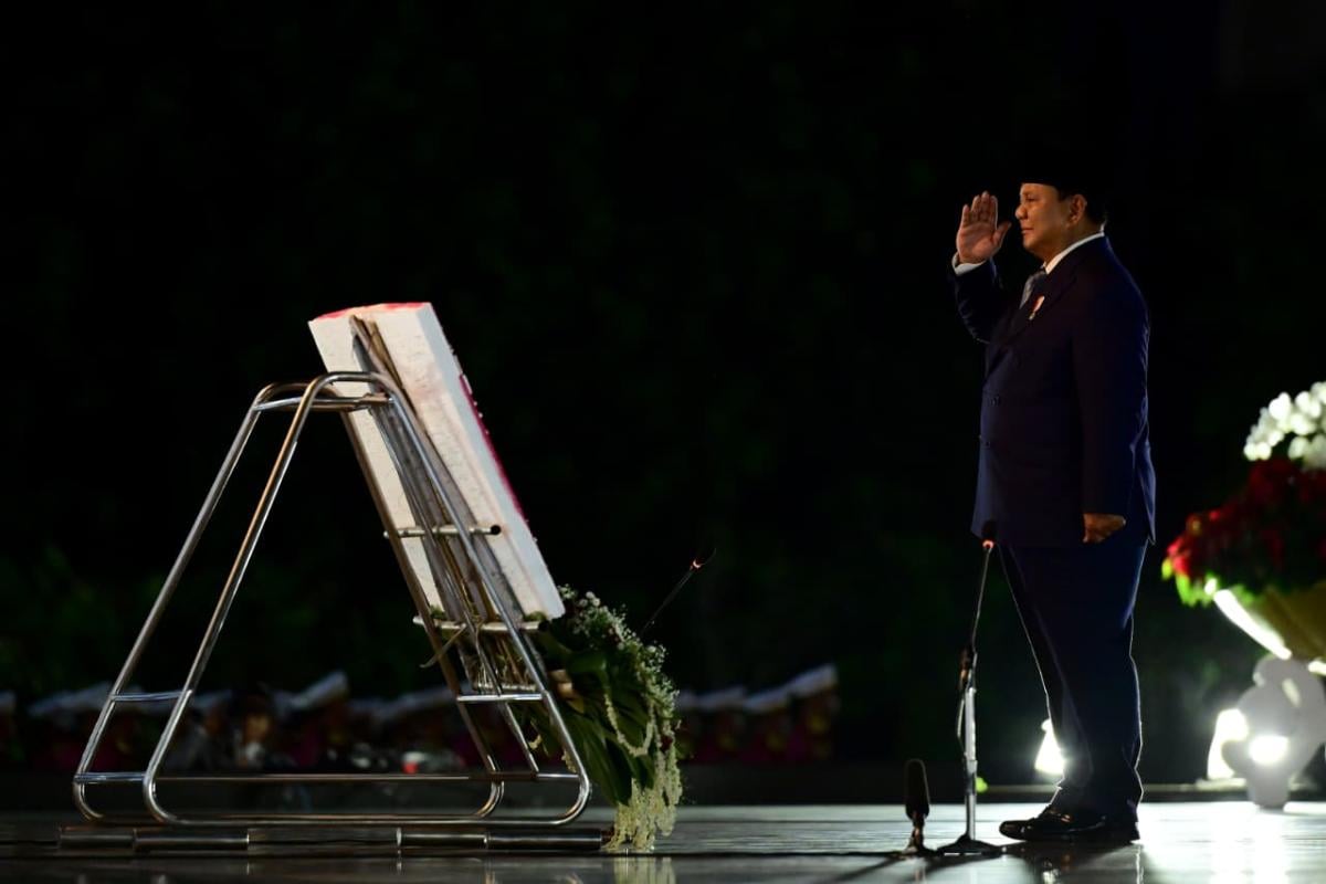 Presiden Prabowo Pimpin Upacara Ziarah Nasional dan Renungan Suci di TMP Kalibata