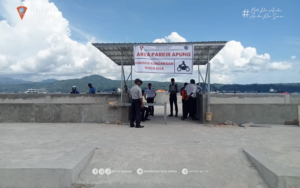 Dishub Ambon Uji Coba Eks Pasar Apung Jadi Lahan Parkir Sementara