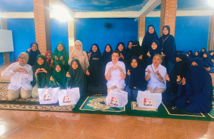 Sambut HUT ke 18, DPD Gerindra Maluku Bagi-bagi Sembako dan Jalan Santai