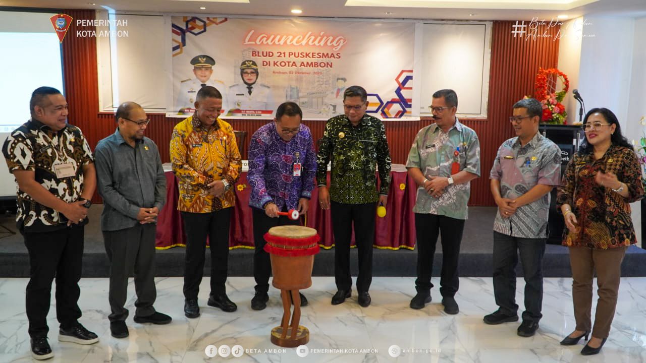 Walkot Ambon Launching BLUD Kesehatan: Harap Pelayanan Semakin Baik