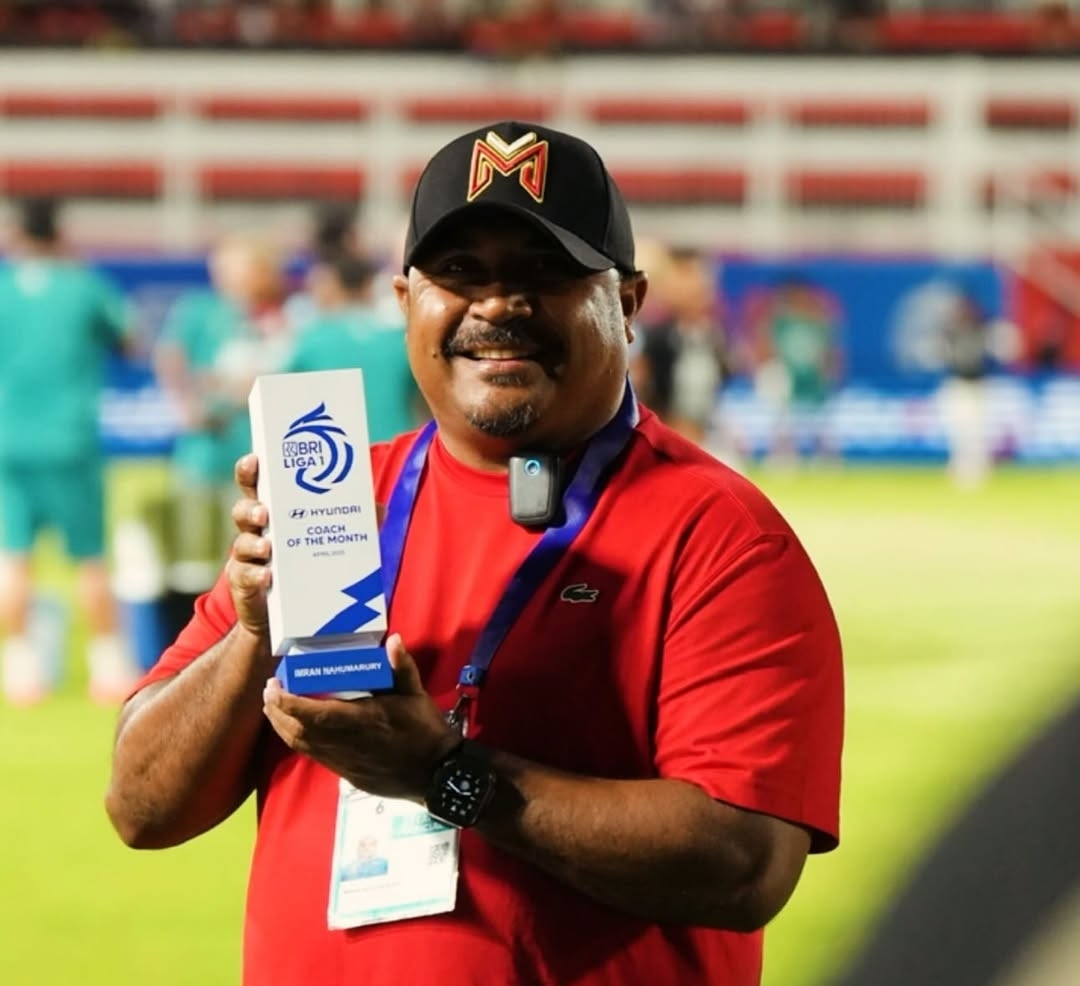 Imran Nahumarury Raih Pelatih Terbaik BRI Liga 1 April 2025, Bawa Malut United Tembus Tiga Besar