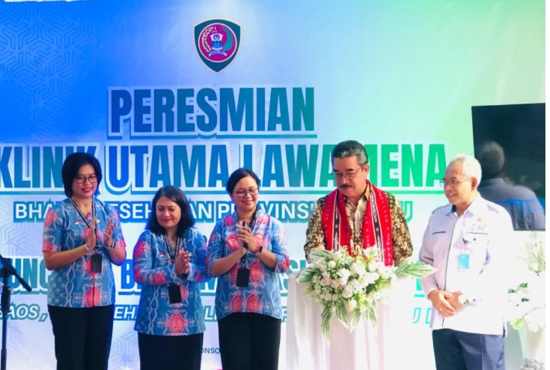 Klinik Utama Lawamena Resmi Diluncurkan, Pemprov Maluku Siap Perkuat Layanan Kesehatan