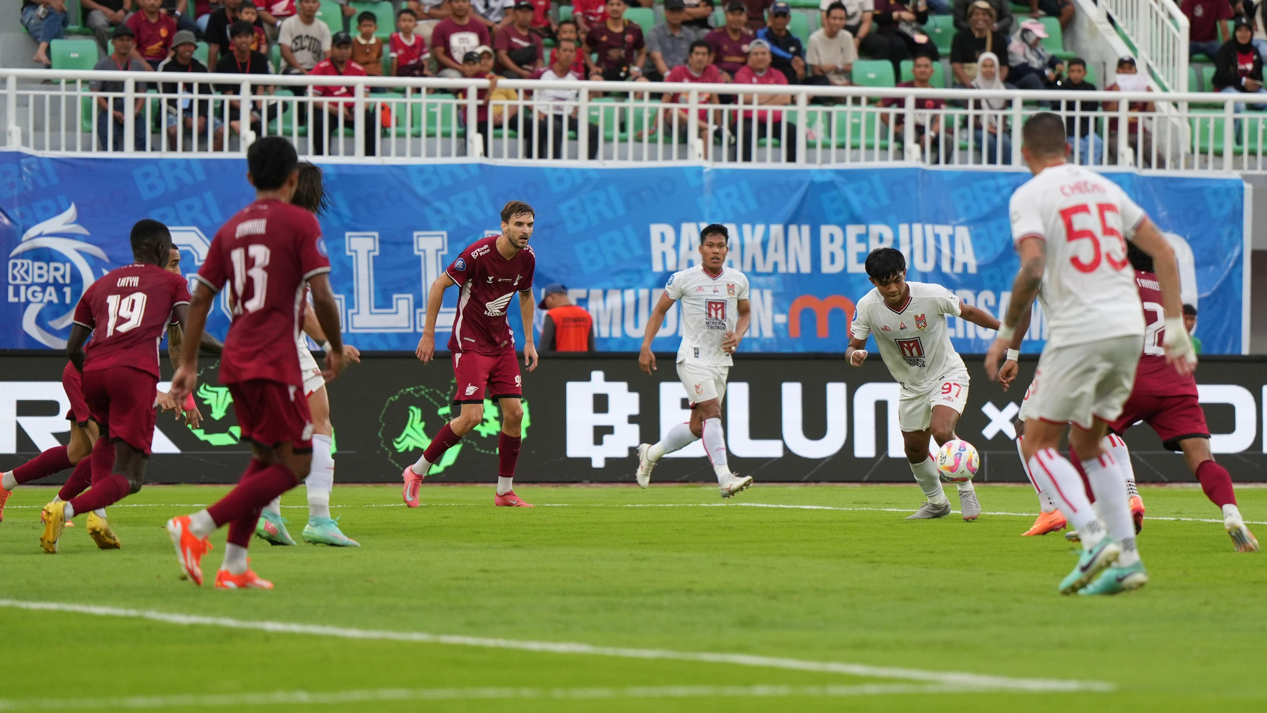 Malut United Akhiri Kemenangan Tanpa Kalah dalam 112 Hari Usai Ditekuk PSM Makassar