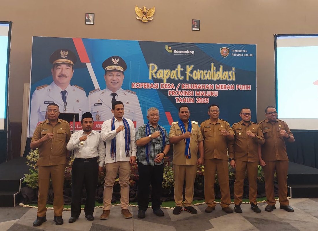 Abdullah Vanath Buka Rapat Konsolidasi Koperasi Desa/Kelurahan Merah Putih Tahun 2025