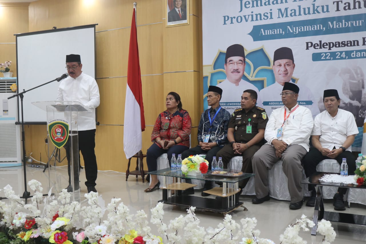 Gubernur Maluku Lepas 1.085 Calon Haji, Titip Pesan Jaga Nama Baik Daerah di Tanah Suci