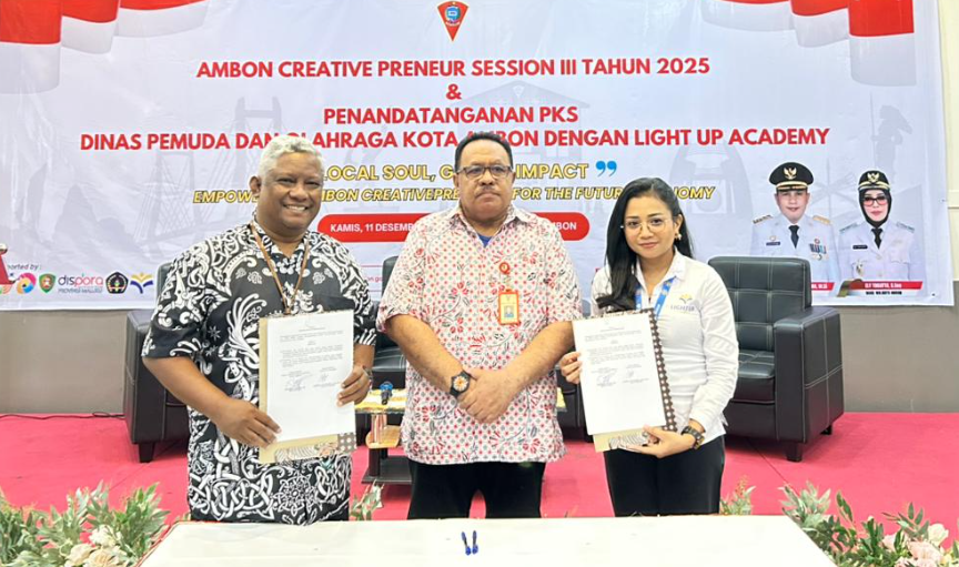 Ambon Creativepreneur Session 3 Sukses Digelar, Dorong Pelaku Ekonomi Kreatif Lokal Menuju Pasar Global