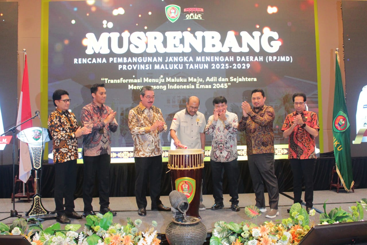 Gubernur Maluku Buka Musrenbang RPJMD 2025–2029, Tekankan Sinkronisasi Pusat dan Daerah
