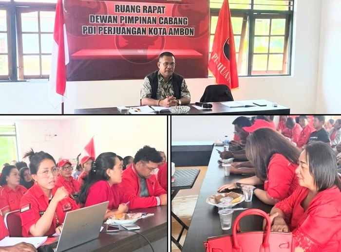 Canangkan KTA-nisasi, DPC PDI Perjuangan Ambon Targetkan 3.000 Anggota Baru  ‎
