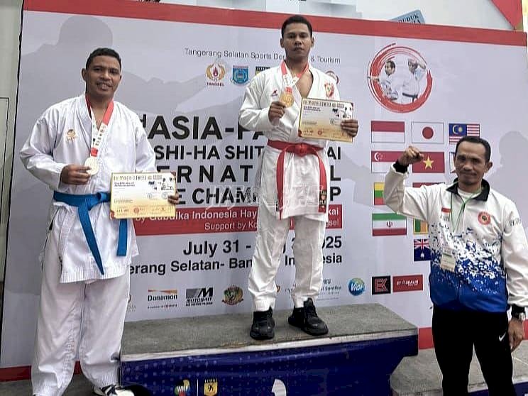 Petugas Lapas Maluku Raih Emas di Ajang Karate Internasional