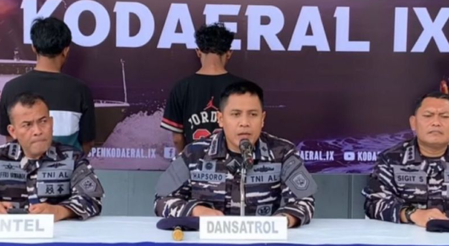 Kodaeral IX Ambon Gagalkan Penyelundupan 60 Ton Biosolar Ilegal di Perairan Teluk Ambon