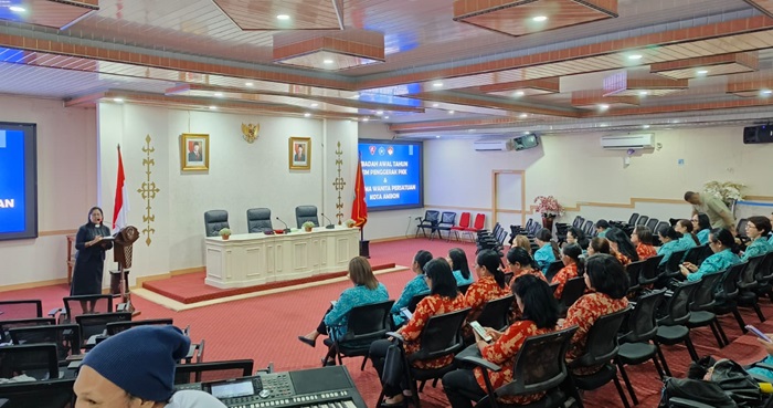 Awali Kerja di 2026, TP-PKK Kota Ambon dan DWP Gelar Doa bersama