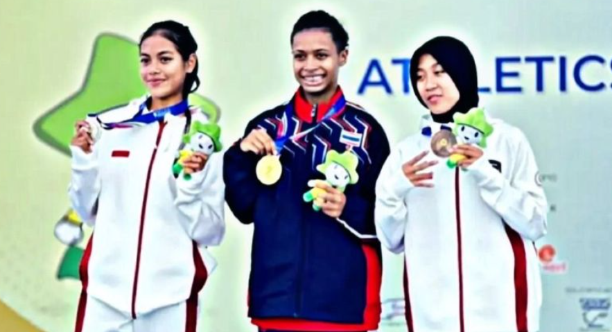 Atlet Maluku Giersha Saimima Raih Perak di ASEAN School Games 2025