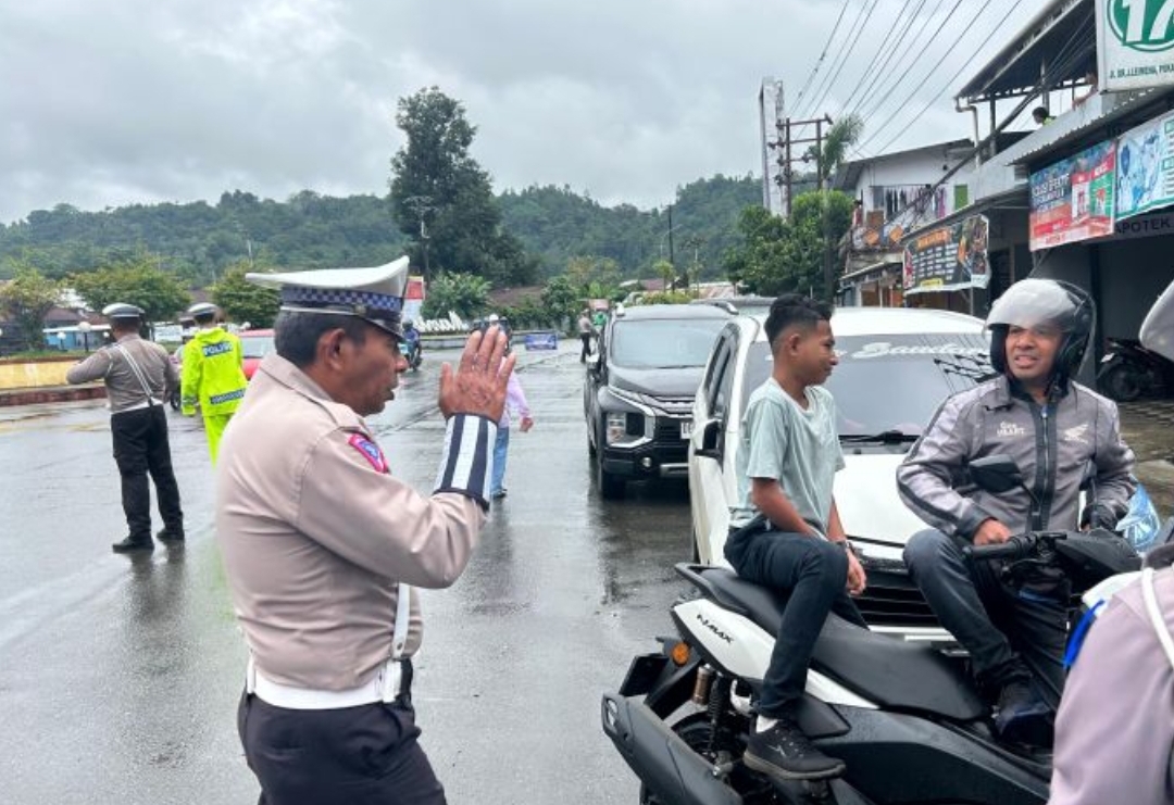 Polda Maluku Tindak 250 Pelanggar Lalu Lintas dalam Operasi Patuh Salawaku