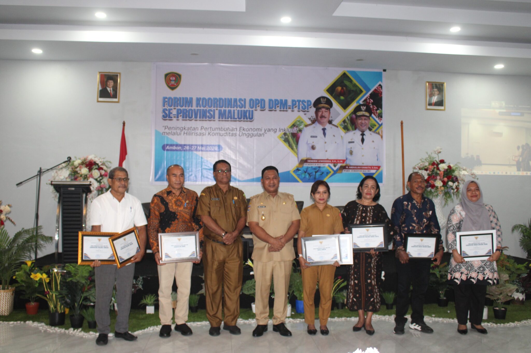 Wagub Maluku Buka Forum Koordinasi DPM-PTSP se-Maluku, Soroti Pentingnya Hilirisasi untuk Ekonomi Inklusif