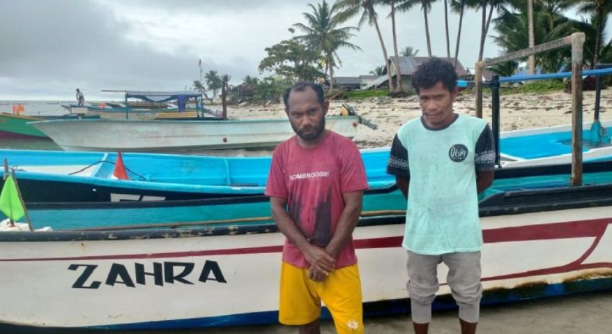 Sehari Hilang di Laut, Dua Nelayan Aru Ditemukan Selamat oleh Warga