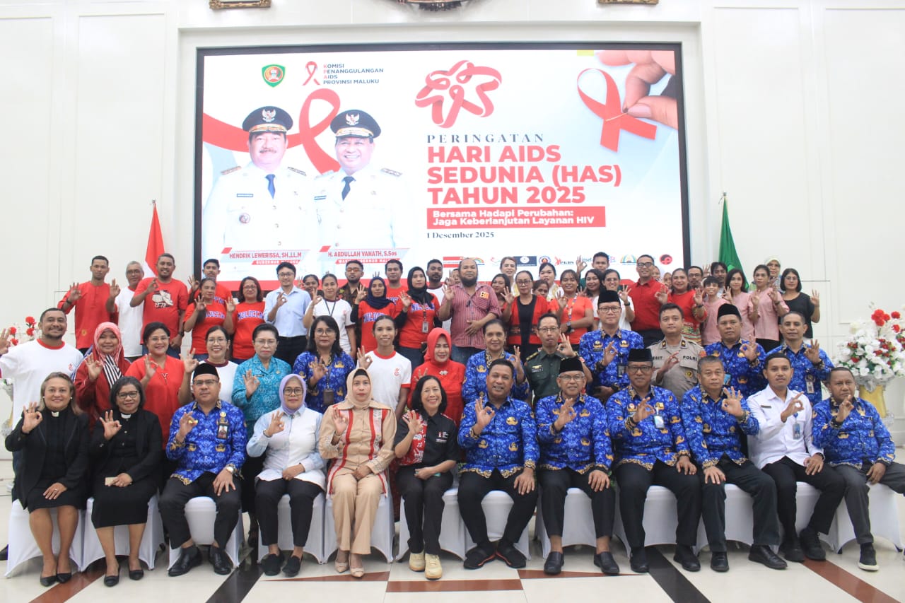 Wagub Maluku Buka Hari AIDS Sedunia 2025, Soroti Peran Agama dalam Pencegahan