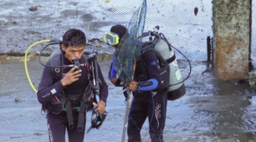 BPPP Ambon Gelar Aksi Bersih Lingkungan di Kawasan Smart Fisheries Village