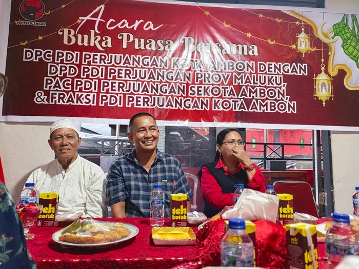 DPC PDI Kota Ambon Bukber DPD dan PaC, Perkuat Toleransi dan Kebersamaan 