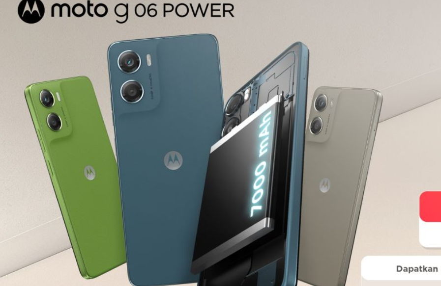 Moto G06 Power Resmi Hadir di Indonesia, Usung Baterai Jumbo 7.000 mAh dan Fitur Lengkap