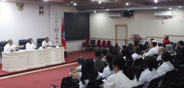 Pemkot Ambon Rakor TPID Jelang Ramadhan, Pastikan Stok Sembako Aman