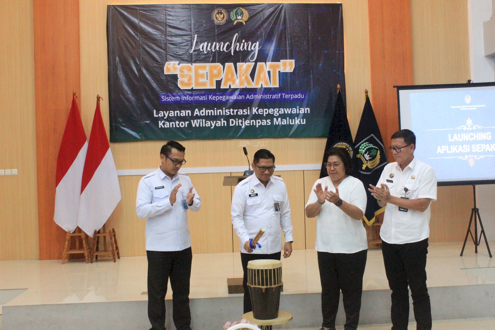 Kanwil Ditjenpas Maluku Luncurkan Aplikasi Sepakat untuk Dorong Digitalisasi Layanan Kepegawaian