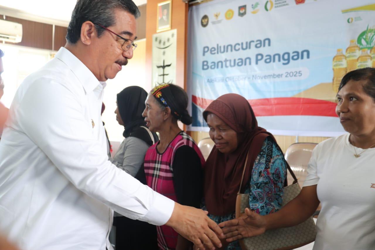 Gubernur Maluku Luncurkan Program Bantuan Pangan untuk 123 Ribu Keluarga Penerima Manfaat