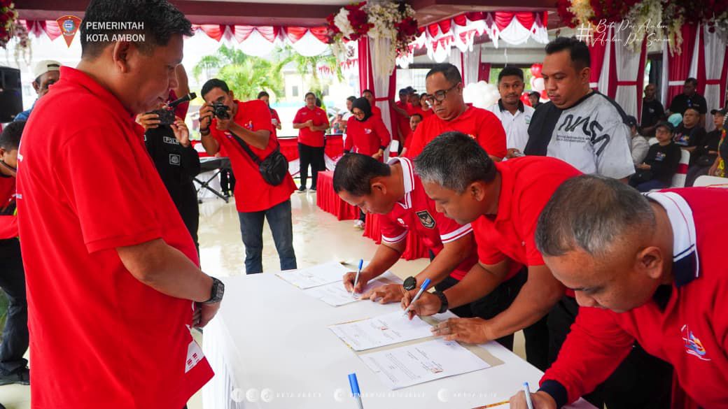 Pemkot Ambon Luncurkan Call Center 112 di Momentum HUT ke-450