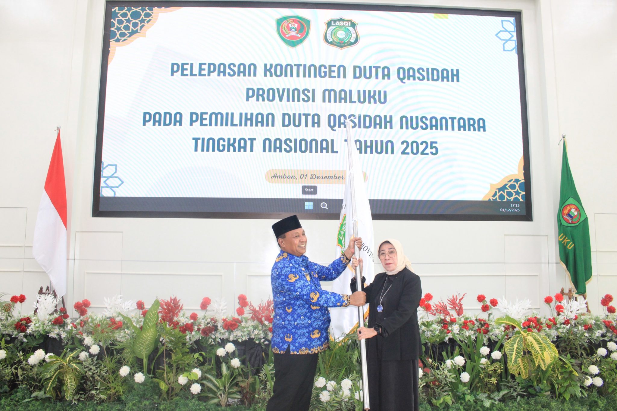  Wagub Lepas Kontingen Duta Qasidah Maluku ke Bogor, Dorong Inovasi Musik Modern