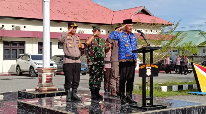 Bupati Aru Pimpin Apel Operasi Ketupat 2026