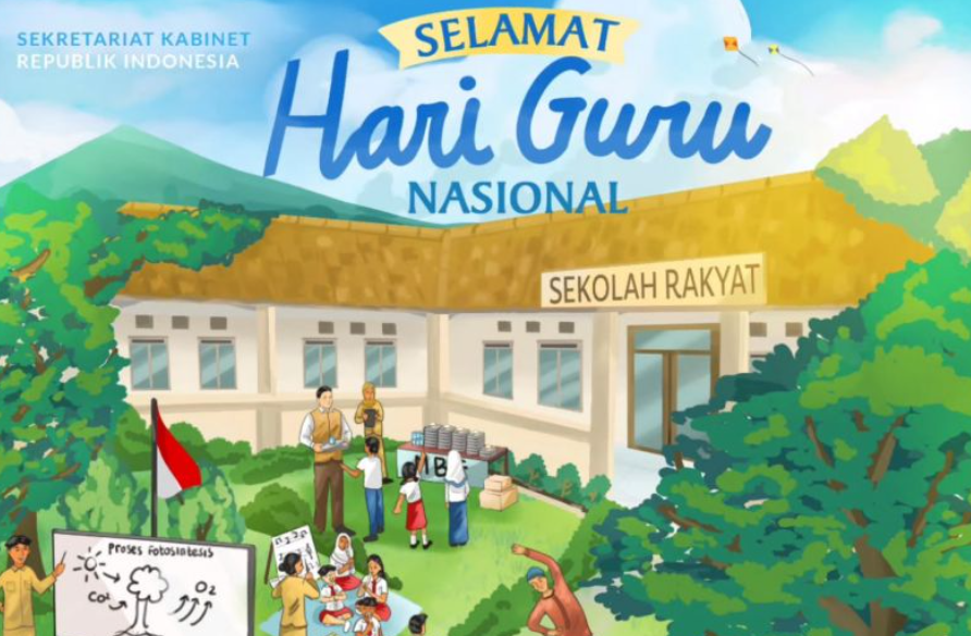 Seskab Ajak Masyarakat Beri Apresiasi Tinggi untuk Guru di Hari Guru Nasional 2025