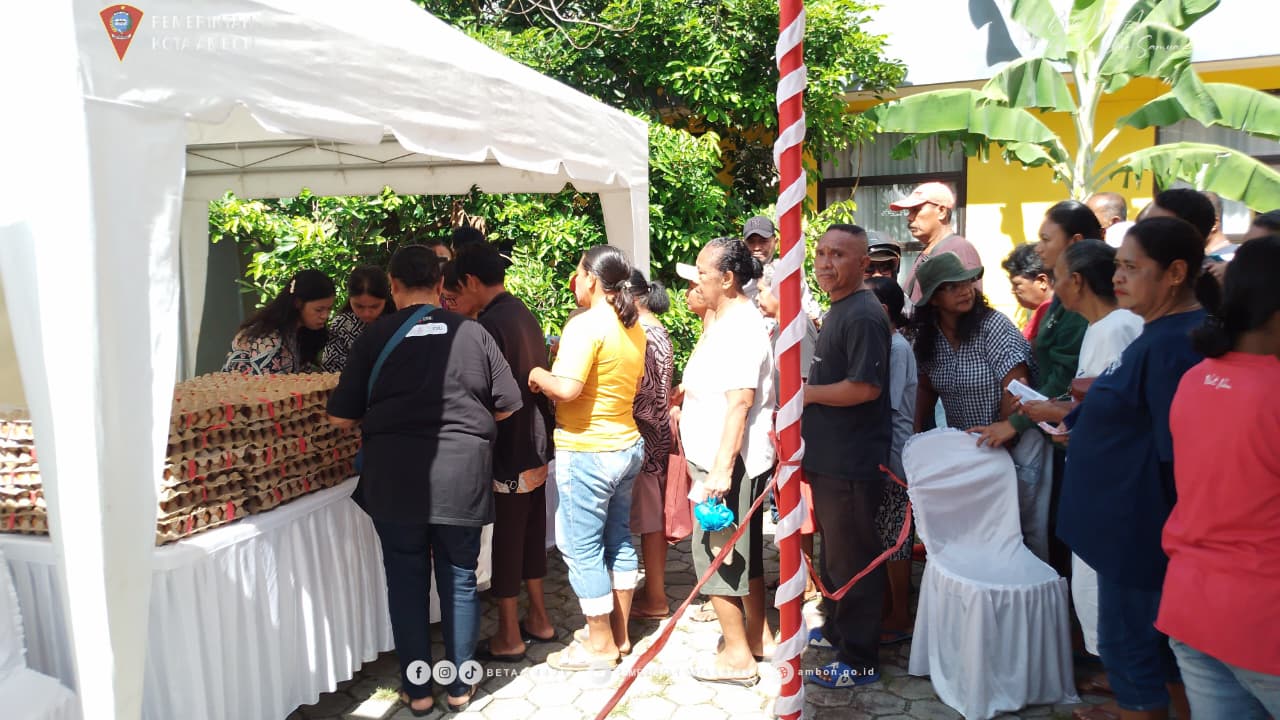 Pemkot Ambon Gelar Pasar Murah Jelang Natal dan Tahun Baru untuk Ringankan Beban Warga
