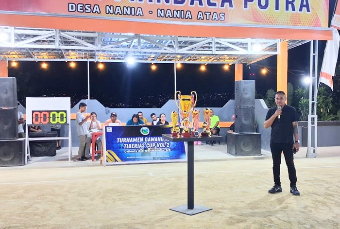 Buka Tiberias Cup Vol. II, Sarimanella Ajak Seluruh Pemain Junjung Sportivitas  ‎