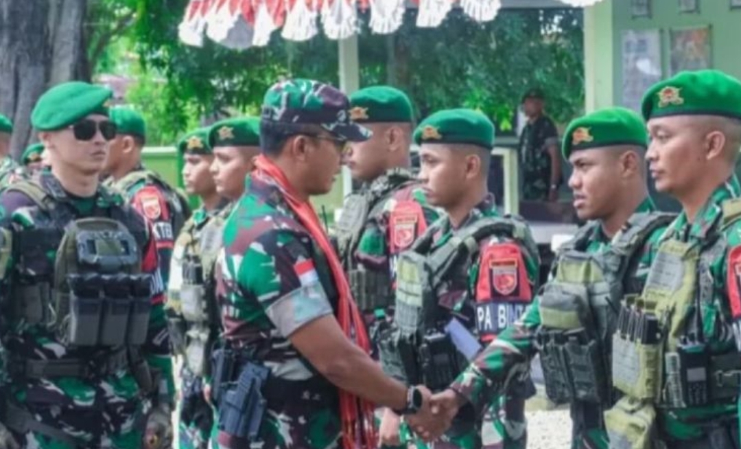 Yonif 731/Kabaresi Dikerahkan ke Papua untuk Amankan Perbatasan RI–PNG