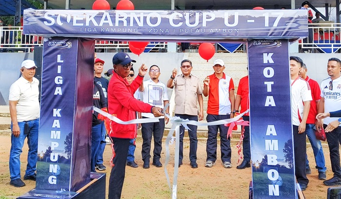 Soekarno Cup U-17 di Ambon Resmi Bergulir, Walikota: Junjung Tinggi Sportivitas 