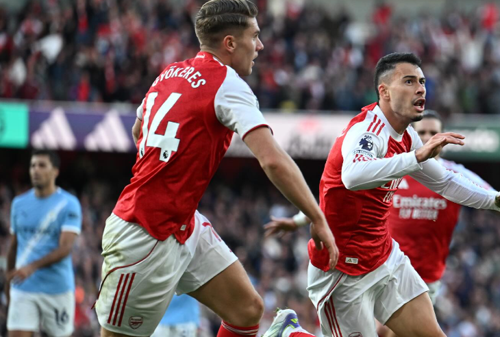 Arsenal Selamat dari Kekalahan, Tahan Imbang Manchester City 1-1 di Emirates